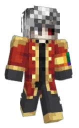 Drendey's Minecraft skin wearing the Menace cape