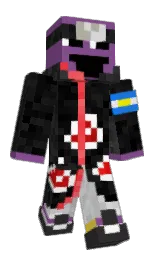 EZQMZ's Minecraft skin wearing the Migrator cape