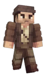 english walnut and rock Minecraft skin — Classic model