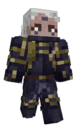 alto and steel gray Minecraft skin — Slim model — first worn by bulbousroot