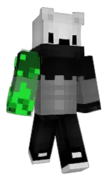 cod gray and black Minecraft skin — Classic model