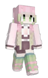 remy and seashell peach Minecraft skin — Slim model