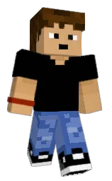 black and danube Minecraft skin — Classic model
