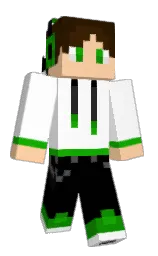 Kulck's Minecraft skin wearing the 15th Anniversary cape