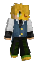 nugget and cod gray Minecraft skin — Slim model — first worn by JustMakki
