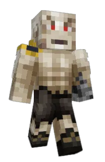 Front of Azog's skin
