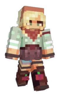 Front of Nauwual's skin