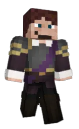 Greetly's Minecraft skin wearing the Builder cape