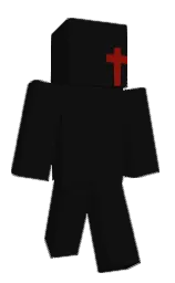cod gray and blue stone Minecraft skin — Classic model