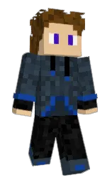 chalky and oxford blue Minecraft skin — Slim model — first worn by DPERREAU