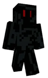 black and woodsmoke Minecraft skin — Classic model — first worn by mazemaster008