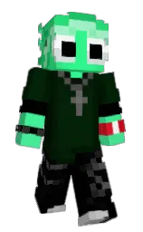 black and english holly Minecraft skin — Slim model — first worn by wistfulstatic