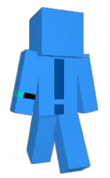 GoobieGamer16's Minecraft skin wearing the Menace cape