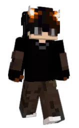 black and english walnut Minecraft skin — Slim model — first worn by Immo1312