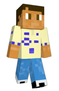 Front of dansitor's skin