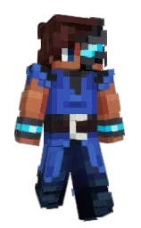 AudioKL's Minecraft skin wearing the Twisted cape