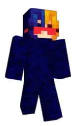 black rock and stratos Minecraft skin — Slim model — first worn by SlenderDeBoca