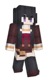 huggfg's Minecraft skin wearing the Pan cape