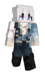 mercury and ebony clay Minecraft skin — Slim model