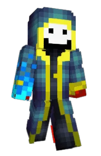 Front of RadeRed's skin