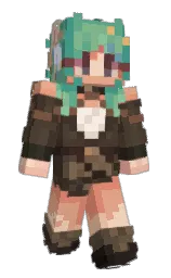 mondo and tacao Minecraft skin — Slim model — first worn by amiy100