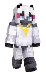 titan white and zircon Minecraft skin — Slim model — first worn by yuyiqimiao__
