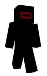 black and rosewood Minecraft skin — Classic model