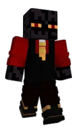 thunder and black Minecraft skin — Classic model — first worn by Thronmax_1814