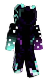 YiviTiviTavi's Minecraft skin wearing the Aurora cape