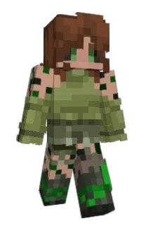 Front of Hopshire's skin