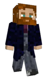 Exestion's Minecraft skin wearing the Migrator cape