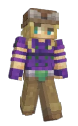 shadow and black Minecraft skin — Slim model — first worn by Nynks
