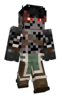Front of entyter's skin