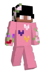 mauvelous and black Minecraft skin — Slim model