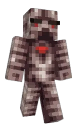 white and pharlap Minecraft skin — Classic model