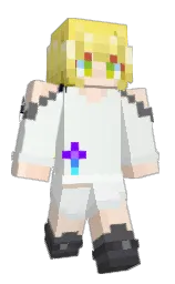 snow drift and hint of green Minecraft skin — Slim model