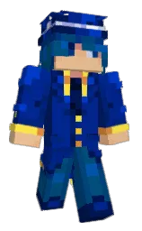 resolution blue and midnight blue Minecraft skin — Classic model — first worn by Solka_1809