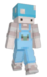 angelixen's Minecraft skin wearing the Zombie Horse cape