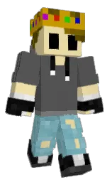 Falsory's Minecraft skin wearing the Vanilla cape