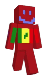 tamarillo and red Minecraft skin — Classic model — first worn by Jip_pro
