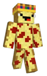 luxor gold and bright sun Minecraft skin — Classic model