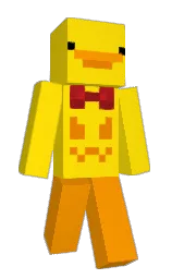 school bus yellow and orange peel Minecraft skin — Slim model