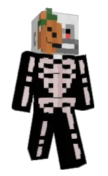 black and wafer Minecraft skin — Slim model — first worn by monkeysoldier