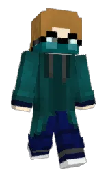 Vira0906's Minecraft skin wearing the Mojang Office cape