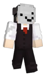 thunder and cocoa brown Minecraft skin — Classic model