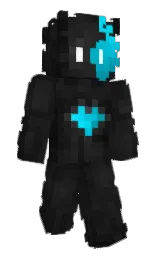 Zyvia's Minecraft skin wearing the Pan cape