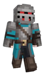 eastern blue and scorpion Minecraft skin — Classic model