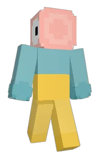 Front of Minecraft skin