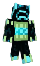 swamp and aquamarine Minecraft skin — Classic model — first worn by steav1234312