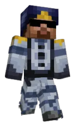Ployub2's Minecraft skin wearing the Aurora cape